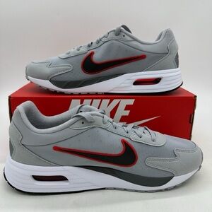 Nike Air Max Solo Men’s Size 10 Grey Red White Running Sneakers NIB